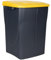 Cubo de basura amarillo para reciclar plásticos y envases | Capacidad de 15, 25 o 45 litros | Tres Medidas (45 L)