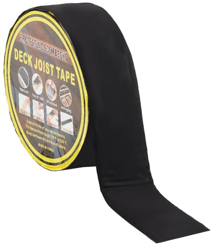 BENECREAT Black RV Roof Tape, 5cm x 15m/ 2 Inch x 49.2 Feet Heavy Duty RV Sealant Tape Weatherproof Leak Repair Tape for RV Repair, Boat, Window Sealing, Stop Camper Roof Leaks