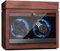 Klarstein Uhrenbeweger für Automatikuhren, Automatik-Uhrenbeweger für 2 Uhren, Automatikuhr Uhrenbeweger mit Acryl-Tür, Automatischer Uhrenbeweger, Blaue LEDs, Watch Winder mit 4 TPD Einstellungen