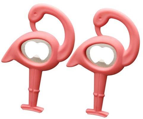 RORPOIR 2pièces Ouvre-bouteille Métal Design Flamant Multifonctionnel Et Pratique Pour Fêtes Souvenirs Et Anniversaires