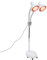 MEHOOSPVN Einstellbare Heizlampe mit Fernbedienung, 360° Drehbar, Infrarot Lampen 275W Infrarotlampe Wärmelampe Doppelkopf Rotlicht Lampe Massagelampe Infrarotlampe mit Ständer Rotlichtlampe