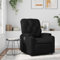 Chaduof Relaxsessel Schwarz Kunstleder, Fernsehsessel, Kinosessel, Lesesessel, Tv Sessel, Ohrensessel, Armsessel, Seselstuhl Wohnzimmer - 372503