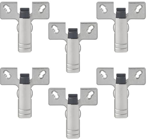 EFUTURETIME 6 x Softclose Nachrüsten Türdämpfer Schrank Schubladendämpfer Verstellbar nur für Topfbänder 45mm/48mm/52mm