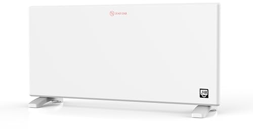 SHX Konvektorheizung mit Aluminium-Heizelement 2000W, Schnelle und wirkungsvolle Wärmeverteilung - LED-Anzeige und Timer/Temperaturbereich: 5-35 °C/Leiser Betrieb, Überhitzungsschutz