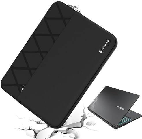 Smatree Housse pour Ordinateur Portable 15,6 Pouces pour GIGABYTE G5 GD/KD/MD/KC, pour GIGABYTE A5 K1/X1, custodia per Laptop Con tasca(E601)