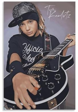 KUYADSHEC Tom Kaulitz Poster und Drucke auf Leinwand, Wandkunst, Poster, 20 x 30 cm, ungerahmter Stil