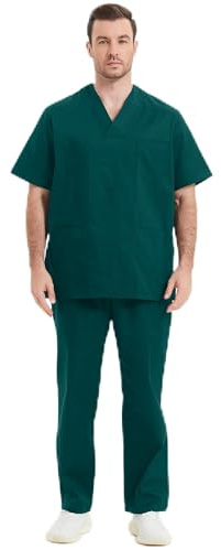 MISEMIYA - Uniformes sanitaires unisexes uniformes sanitaires et médicaux BZ-817-8312, vert, 3XL