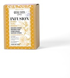 Infusion « Zéro Tox! » (Rooibos Rouge, Rooibos Vert, Feuilles de Vigne Rouge, Citron) 15 Infusettes