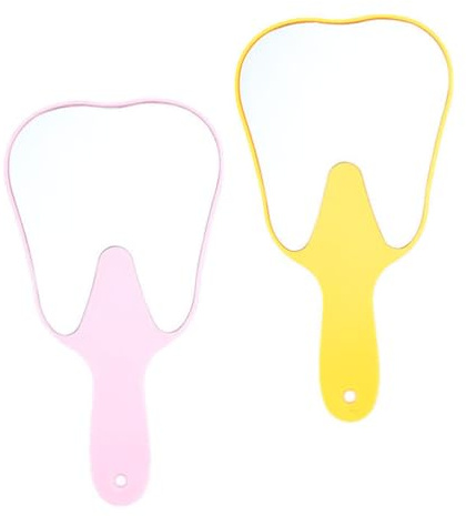 Ipetboom Kosmetikspiegel Handspiegel Zahnarztspiegel Mit Licht 2 Stück Tragbar Für Schminken Und Zahnpflege