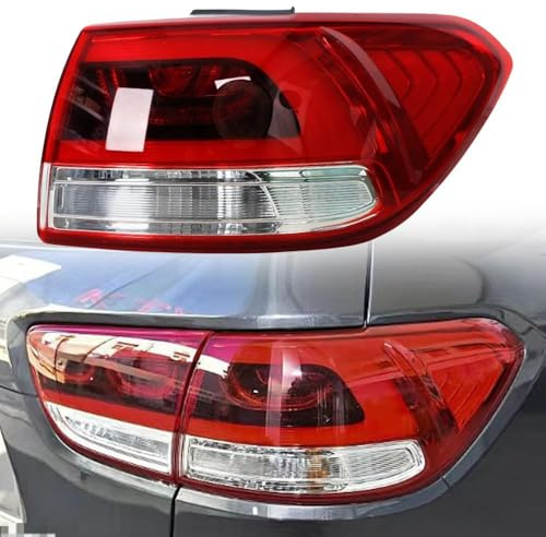 LINGLW Auto-Rücklicht-Lampenabdeckung Rücklichtschutz für Kia Sorento 2015 2016 2017 2018 Bremse Lampe Blinker für Signal Rückfahr Lichter Zubehör Außendekoration,Right-Outside(LED)