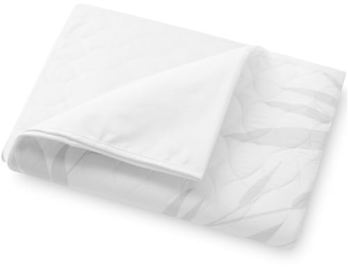 Get Trend Bambou Incontinence Drap de Lit 90 x 90 cm, Simple Imperméable Protege Matelas avec Ailes Latérales, Matelassé Housse Protection Matelas, Réutilisable Alese Lavable Adult Enfant (Single)
