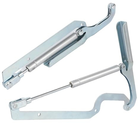2 Pack Lid Hinge Gas Strut for Keter,Heavy Duty Piston Gas Strut Soft Close Lid Support Stainless Steel Garden Storage Box Hinge
