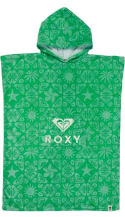 Roxy 2026 Junior Stay Magical bedrucktes Wickeltuch mit Kapuze – Katydid Hippie Hour Rg
