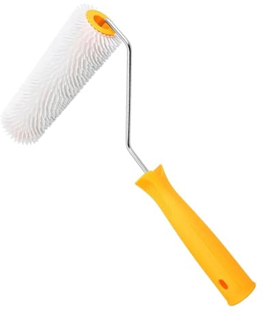 Self Leveling Cement Spiked Roller - 23cm Ergonomic Floor Roller - Spiked Leveler - Bubble Removal, Renovation Cement Concrete Paint Undercoat Warehouse