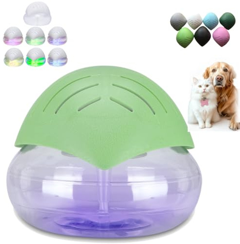 Fresh Air Revitalizer Diffuser, Water Air Purifiers for Home, Scent Diffuser Machine, with 7Color LED Night Light, Ultra Quiet Water-Based Air Freshener for Home Office (Light green)