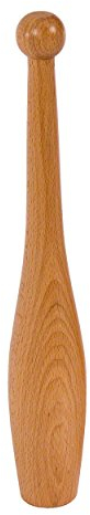 Turnkeule aus Hartholz, Jonglierkeule, Gymnastikkeule, 36 cm