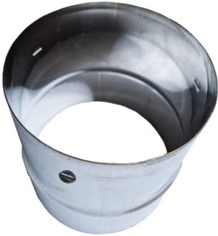 Chimney Flexible Pipe Connector Stove Flue Liner Coupler Flexipipe Jointer ZK1, Ø 125 mm (4.92)