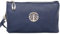 Womens Small Clutch Bags with Wristlet and Long Adjustable Strap (Dark Blue)