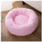 GUOCU Haustierbett Hundesofa Katzensofa Donut Kuschelnest Warmes Weiches Plüsch Hundekörbchen Hundesofa Mit Rutschfestem Boden Für Kleine Mittelgroße Haustiere,Rosa,3XL:100cm
