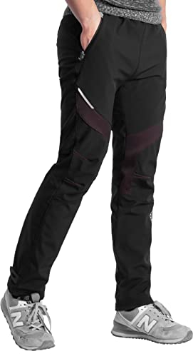 ROCKBROS Lange Fahrradhose Herren Winter Radhose Winddicht Warm