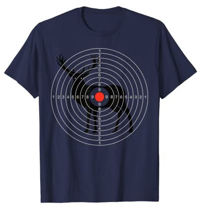 Bogenschießen Bulls Eye Zielscheibe Jäger Hirsch Schleife Jagd Geschenk T-Shirt