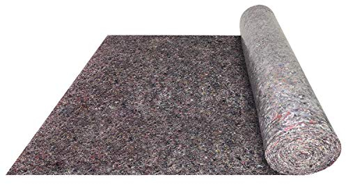 TRMLBE Rouleau protection peintre 50m, 180g/m², toile protection peinture 1m large, revêtement antidérapant, film PE, rouleau protection peinture