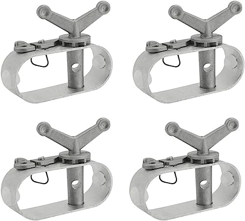 RZXBB Spannschloss für Seil Seilspanner,Spannschloss für Seil,Aluminiumlegierung Seilspanner,Befestigung Poolplane,Spanner für Winter Pool,Poolabdeckung Winter Zubehör (4 PCS)