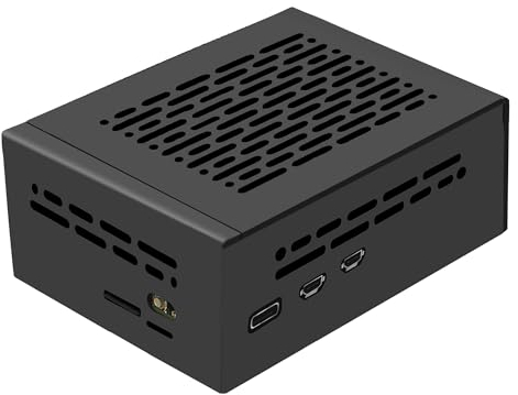 Geekworm PCIe Metal Case P580 for Raspberry Pi 5 & X1002 & Raspberry Pi 5 Active Cooler