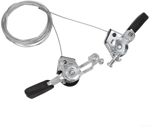Thumbtap Fahrrad-Schalthebel, Aluminiumlegierung, 3 x 6/3 x 7, 18/21 Gänge, passend für 22 2 mm Lenker, Edelstahl-Innenkabel, geeignet für mehrere Fahrradtypen, 120 g/Paar