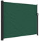 vidaXL Seitenmarkise, Sichtschutz Ausziehbar, Windschutz Sonnenschutz für Garten Balkon Terrasse, Seitenrollo Seitenwandmarkise, Dunkelgrün 170x300cm