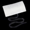 NICENEEDED 25 Yards Transparentes Gummiband, Dehnbarer Bikini-BH Mit Transparentem Träger, 4 mm Breiter, Unsichtbarer Schultergurt Für Dessous-Tanz-BHS