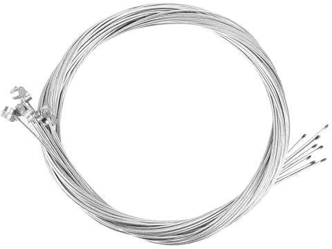 10 Pcs Gear Cable, Gear Cables for Bicycles, Bike Cable, Bicycle Gear Cable, Bike Gear Cable for Common Bikes Mountain Bikes City Bikes