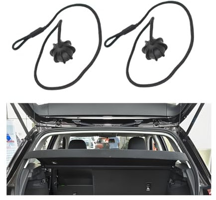 Adunsiaoto 2 Stücke Kofferraumabdeckung Band Halterung, Band Halterung Für Den Kofferraum, Hinteren Kofferraum Hutablage Ersatz Für Autozubehör, Hinteren Kofferraum Hutablage Ersatz Für Auto Zubehör