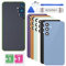 Eonpam Back Cover Glass for Samsung Galaxy S23 FE S711 Rear Glass Replacement with Camera Lens + Repair Kit Genuine Rear Housing (Blue)