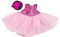 Puppenkleidung,Guador 43 cm Baby Puppenkleidung Zubehör Kleidung Kleidung 43 cm Puppen Regenbogen (Rosa Glitzer Gruppe Set, 2-teilig)