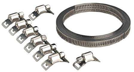 Sealey Jc97 Hose Clamp Set Self-Build 8Mm Band Width