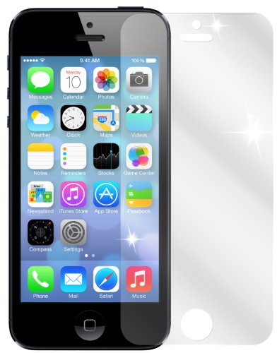 Ecultor 6x Displayschutzfolie klar für Apple iPhone 5S