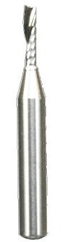 Freud 73-762 Solid Carbide O-Flute Up Spiral Bit with 1/4 Shank
