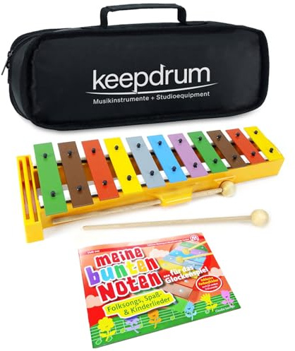 Sonor GS Glockenspiel + keepdrum Tasche + Meine bunten Noten