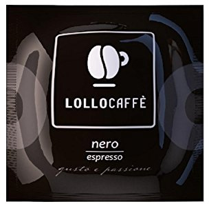 Lollo Caffe - Lot de 300 dosettes de café ESE 44 mm, mélange noir apprécié, filtre en papier