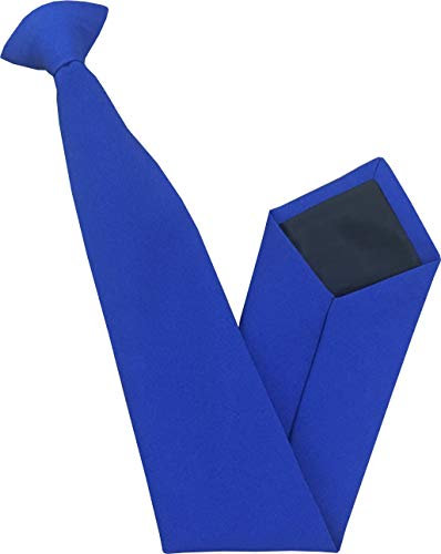 Great British Tie Club Herren Standard Clip auf Krawatten (Königsblau)