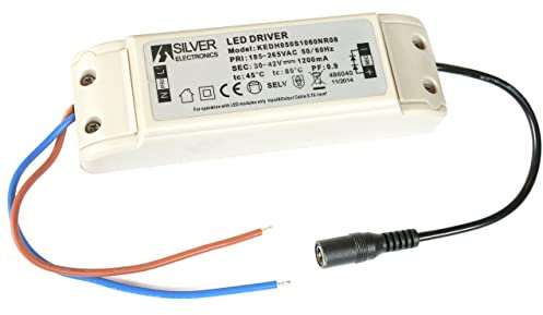 Silver Electronics Driver Panel, Blanco, 4.5 x 14 x 2.9 cm