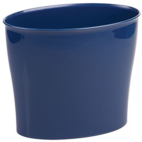iDesign Nuvo Bin, Navy, 29.2 x 17.2 x 25.4 cm