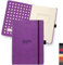 Dingbats* Quaderni - Quaderno Medio A Tinta Unita Wildlife, Purple Hippo, A5 - Copertina Rigida - Carta A Prova Di Inchiostro Color Crema 100 G/mq