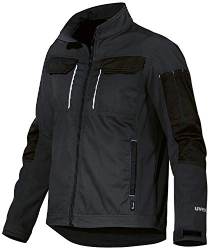 Uvex Tune-up Männer-Softshelljacke - Jacke für die Arbeit - Schwarz - 3XL