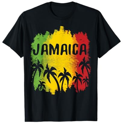 fun jamaica reggae reggea rastafari palme lion jamaican T-Shirt
