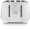 De'Longhi Ballerina Toaster, 4 Slot Toaster, Reheat, 5 Browning Settings, Defrost and Cancel Functions, Pull Crumb Tray, CTD4003.W, 1800W, UK PLUG, White