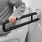 Wandstützgriff,Faltbar WC Haltegriff,Toiletten Stütz Aufstehhilfe,Bad Badewanne Dusche Rutschfest Sicherheitsgriffe,Stützgriff Für ältere,Edelstahl Wandgriff,Schwar (70cm/27.6in)