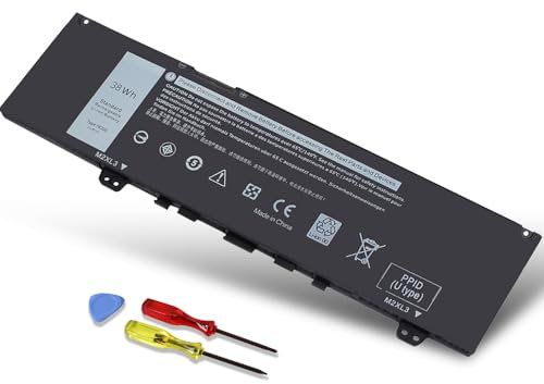 38Wh F62G0 Battery for dell inspiron 13 7000 7373 7386 7370 39DY5 2 in 1 7380 5370 P83G P83G001 P91G P87G P91G001 P83G002 P87G001 Vostro 5370 F62GO RPJC3 39DY5 039DY5 0RPJC3 0F62G0 CHA01 11.4V 3-Cell