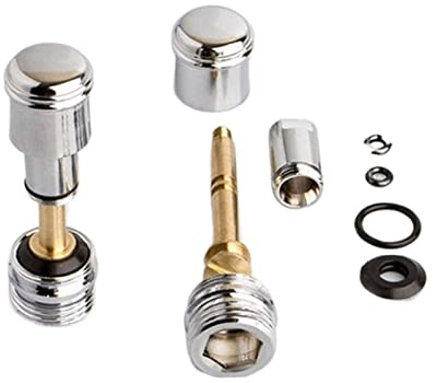 yaoqijie Water Leakage Repair Part Shower Faucet Lower Outlet Water Separator Bathtub Tap Pull Rod Diverter Valve Shower Column Switch lasting (Color : 54mm SET)